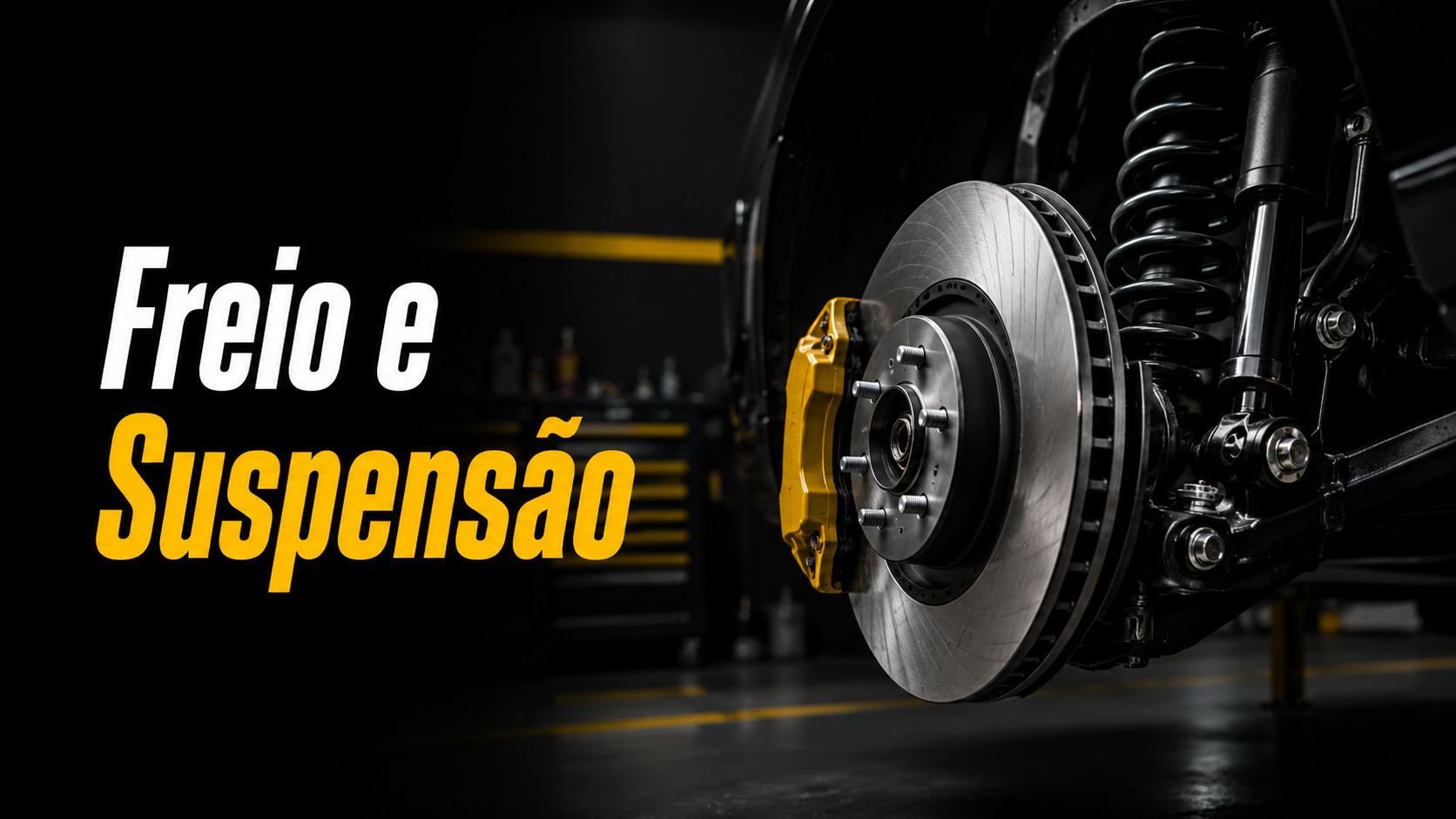 Sistema de freio e suspensão automotiva